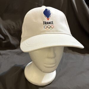 NWT 2024 France Olympics Le Coq Sportif Adjustable Strapback Hat Cap Logo Youth